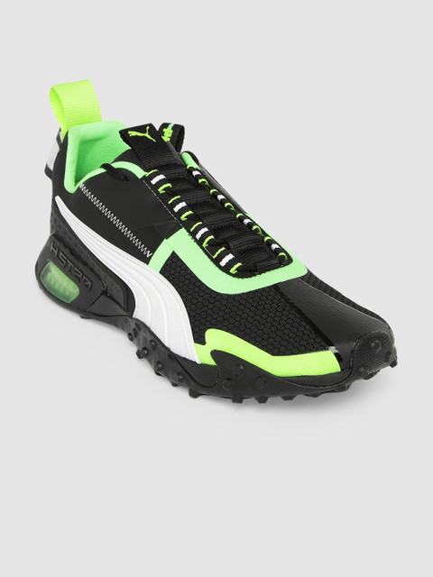 

Puma Unisex Black & Fluorescent Green H.ST.20 KIT 2 Sneakers