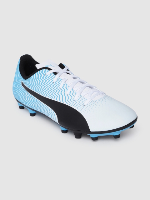 

Puma Men Blue Synthetic Rapido II FG Football Shoes
