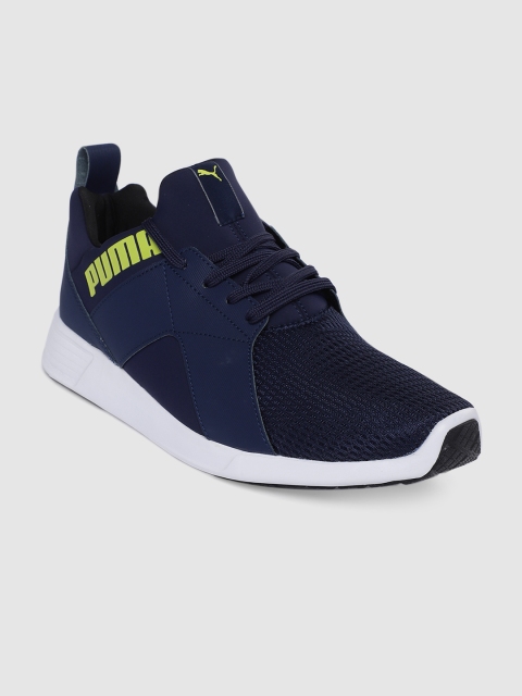 

Puma Men Navy Blue Solid Zod Runner Running Shoes