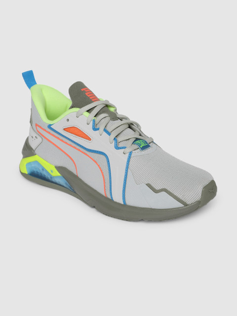 

Puma Men Grey LQDCELL Mesh Running Shoes