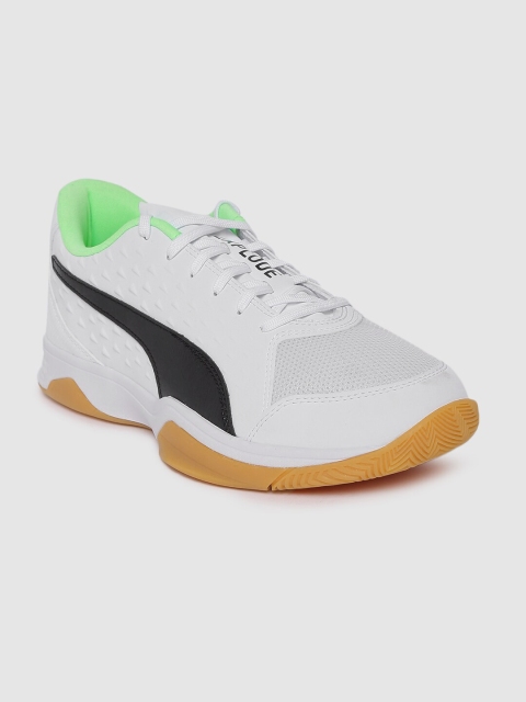 

Puma Unisex White Solid Explode 2 Badminton Shoes