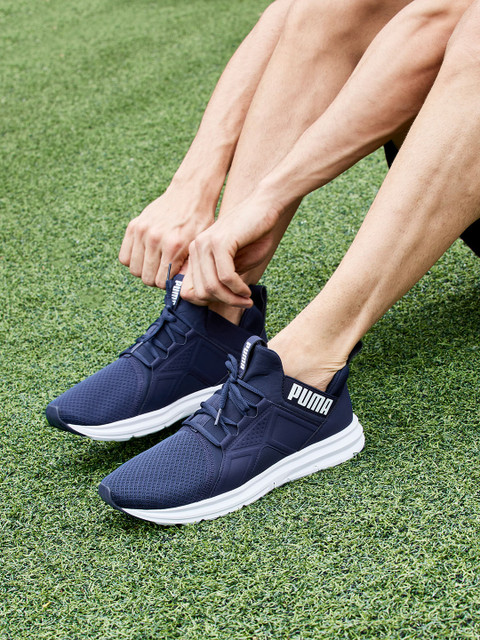 

Puma Men Blue Enzo Edge Mesh Running Shoes