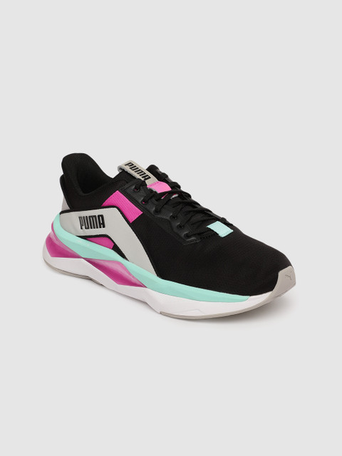 

Puma Women Black Mesh LQDCELL Shatter XT Running Shoes