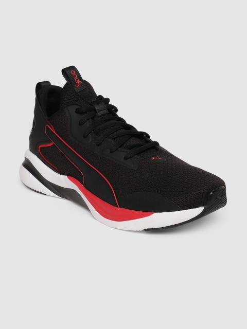 

Puma Men Black & Red SOFTRIDE Rift Tech One8 Running Shoes