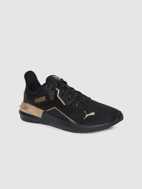 

Puma Women Black Platinum Metallic Walking Shoes