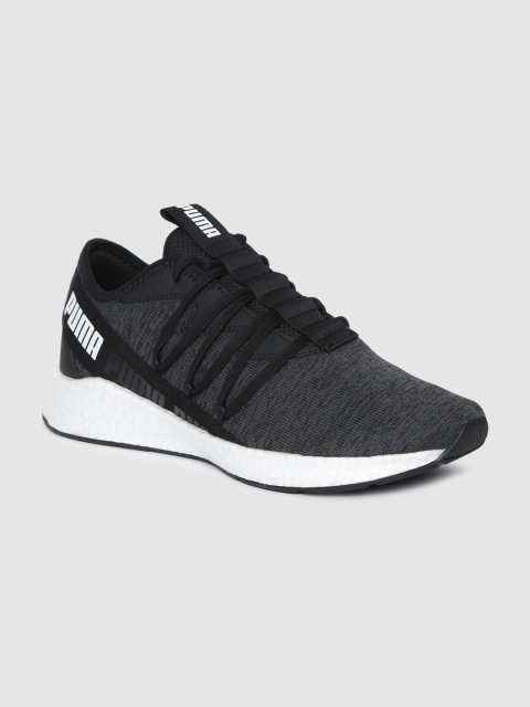 

Puma Unisex Black Solid NRGY Star MultiKnit Running Shoes