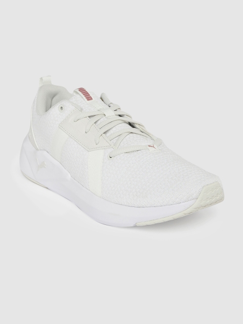

Puma Women Off-White Chroma Knit Walking Shoes