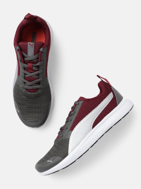 

Puma Men Grey Max Running Shoes