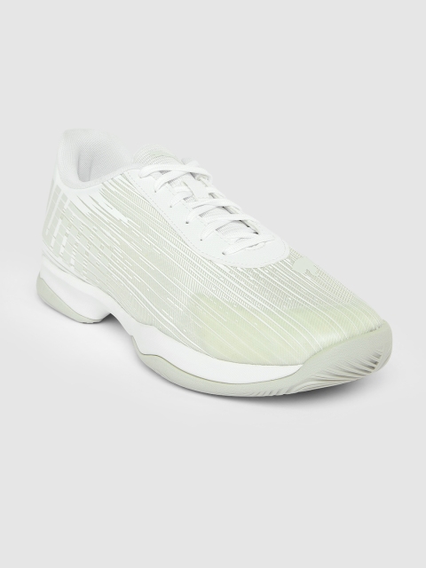 

Puma Unisex Off-White & Grey Adrenalite 3.1 Badminton Shoes