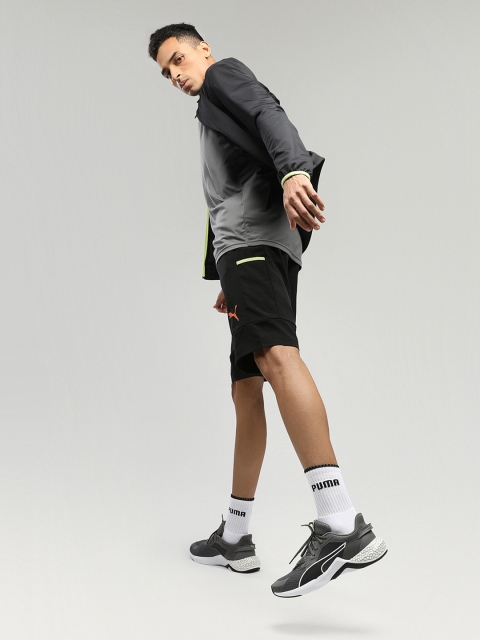 

Puma Men Grey Hybrid NX Ozone Running Shoes