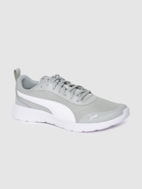 

Puma Unisex Grey Solid Flex Renew Training or Gym Shoes