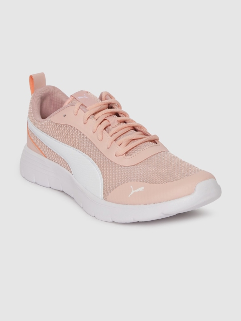 

Puma Unisex Peach-Coloured Mesh Training or Gym Shoes