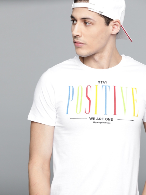 

Kook N Keech Unisex White Printed Round Neck T-shirt