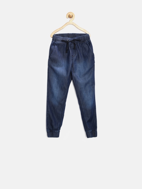 

Palm Tree by Gini & Jony Girls Blue Washed Cuffed Denim Jeggings