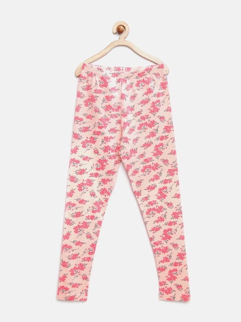 

Palm Tree by Gini & Jony Peach-Coloured Floral Print Leggings