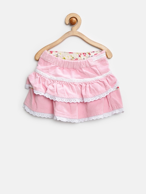 

Gini and Jony Baby Girls Pink Tiered Corduroy Skirt