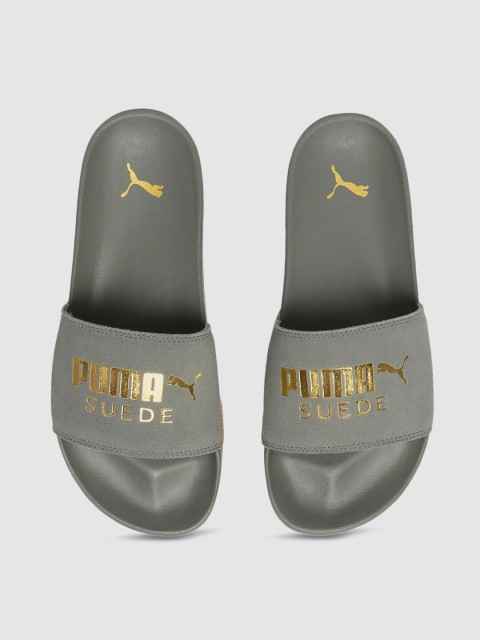

Puma Unisex Grey Printed Leadcat FTR Sliders