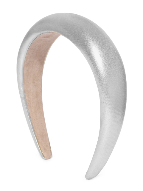 

Blueberry Women Silver-Toned Solid Handcrafted Hairband