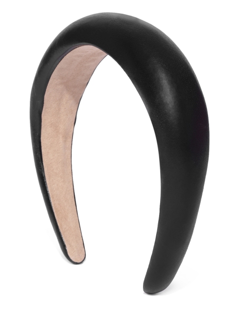 

Blueberry Women Black Solid Handcrafted Hairband