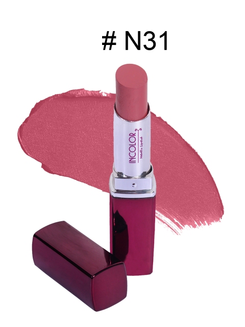 

INCOLOR Metallic Lipstick Pink N31- 3.7 g