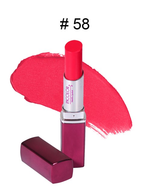 

INCOLOR Metallic Lipstick Pink 58- 3.7 g, Orange