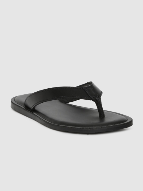 

Stieiger Men Black Leather Comfort Sandals