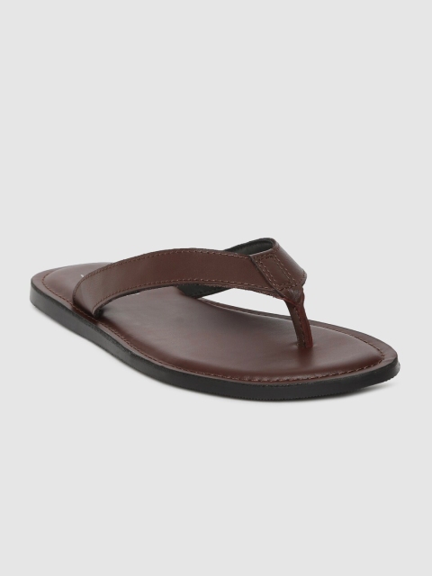 

Stieiger Men Brown Leather Comfort Sandals