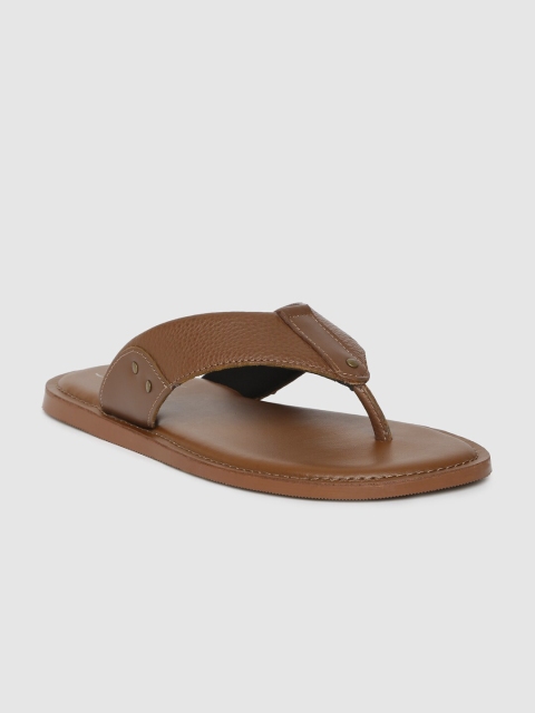 

Stieiger Men Tan Brown Solid Comfort Sandals