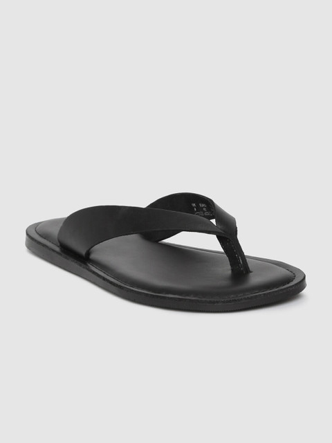 

Stieiger Men Black Leather Sandals