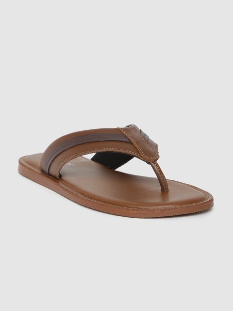 

Stieiger Men Tan Brown Leather Sandals