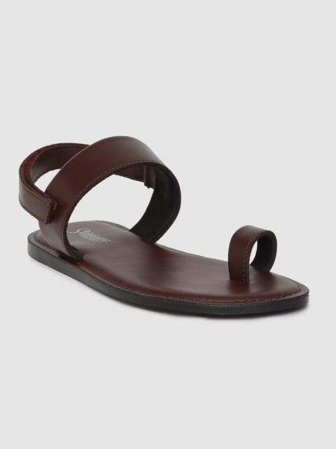 

Stieiger Men Brown Leather Sandals