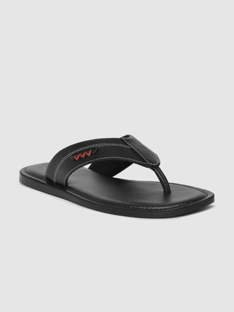 

Stieiger Men Black Leather Comfort Sandals