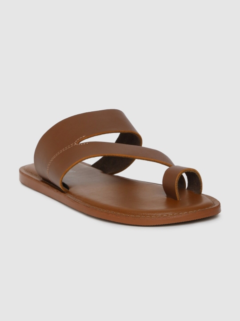 

Stieiger Men Tan Leather Sandals