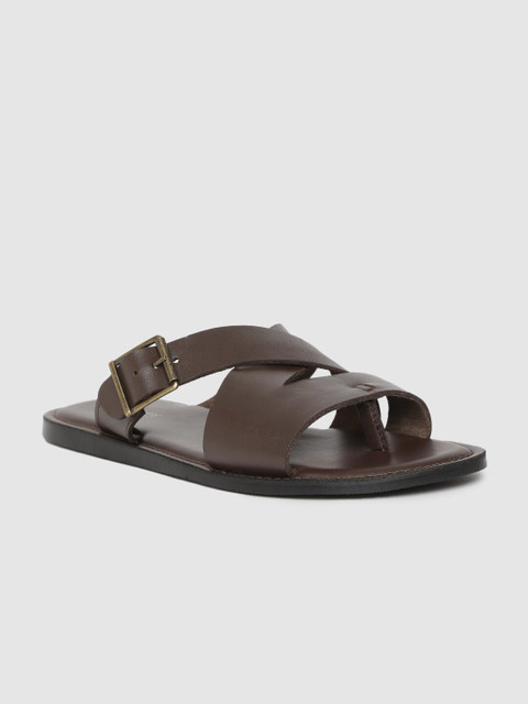 

Stieiger Men Brown Leather Sandals