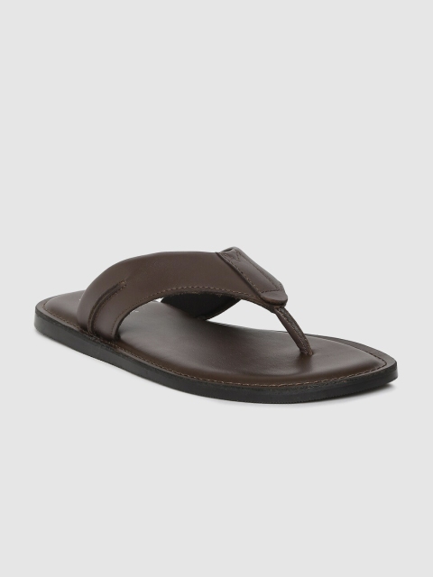 

Stieiger Men Brown Leather Comfort Sandals