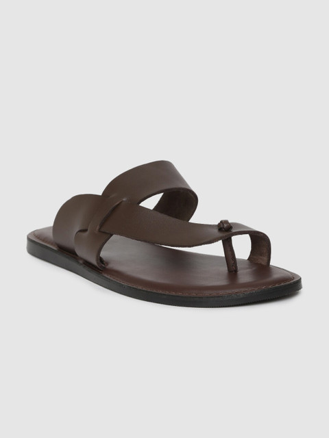 

Stieiger Men Brown Leather Sandals