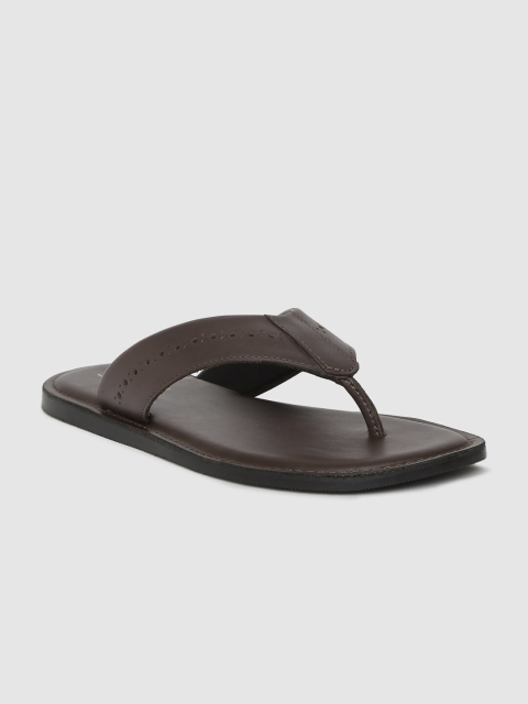 

Stieiger Men Brown Leather Comfort Sandals