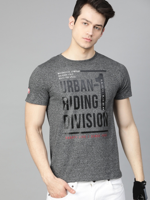 

Ducati Men Black Printed Round Neck T-shirt