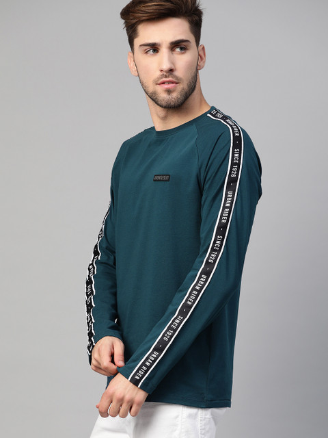 

Ducati Men Teal Blue Solid Round Neck T-shirt