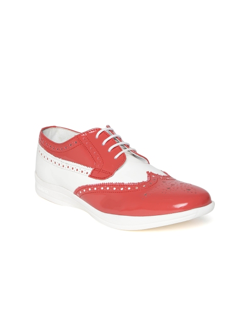 

Knotty Derby by Arden Women Coral Red Brogue Casual Shoes