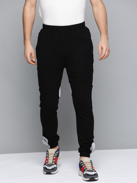 

HRX by Hrithik Roshan Men Black Solid Slim Fit Bio-Wash Antimicrobial Lifestyle Joggers