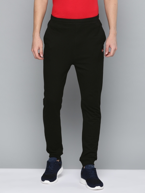 

HRX by Hrithik Roshan Men Jet Black Solid Bio-Wash Antimicrobial Lifestyle Joggers