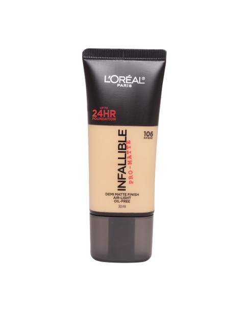 

LOreal Paris Infallible Pro-Matte Foundation - Sun Beige 106 30 ml