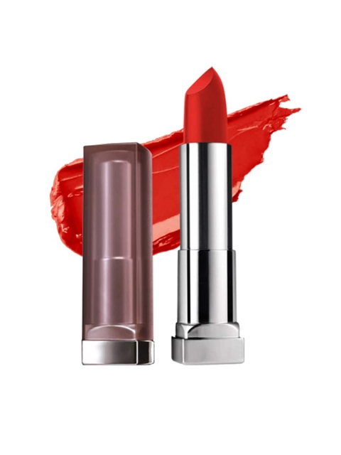 

Maybelline New York Color Sensational Matte Lipstick - Siren In Scarlet, Red