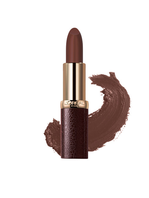 

LOreal Paris Luxe Leather Limited Edition Lipstick- Arya 291, Brown