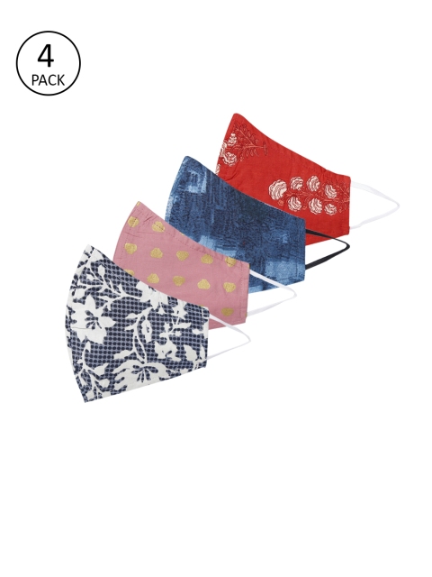 

Anouk Adults Pack of 4 Reusable 3-Layer Outdoor Masks, Multi