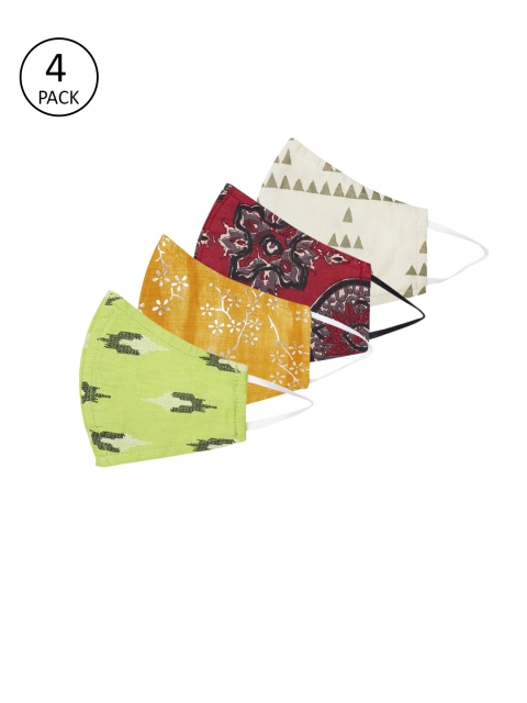 

Anouk Adults Pack of 4 Reusable 3-Layer Outdoor Masks, Multi