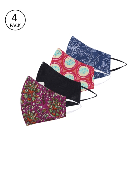 

Anouk Adults Pack of 4 Reusable 3-Layer Outdoor Masks, Multi