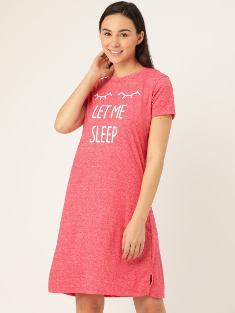 

Sweet Dreams Pink & White Printed Sleep Shirt