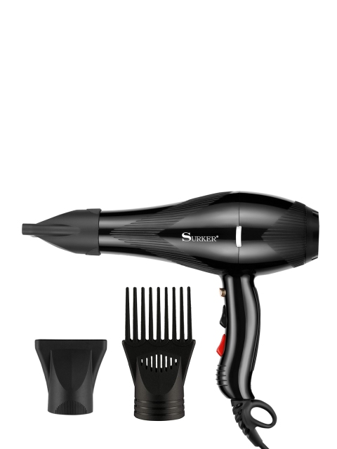 

Surker Unisex Black Set of 3 Hair Dryer with 2 Speed 3 Heat Setting & Cool Shot Button